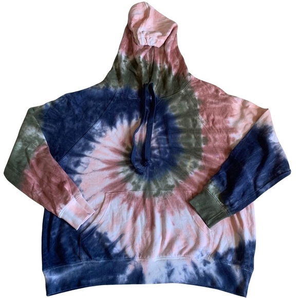 Women’s Old Navy Vintage tie dye hoodie medium - Picture 2 of 9